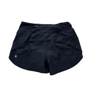 Lululemon Speed Up Short Long Size 6 Black 4" Inseam Athletic 64-34
